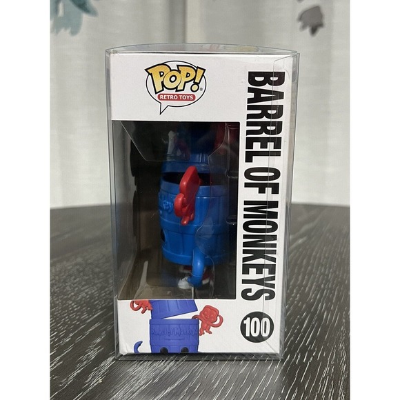 Funko Pop! Retro Toys Barrel of Monkeys #100, with Protective Cover - Picture 3 of 7